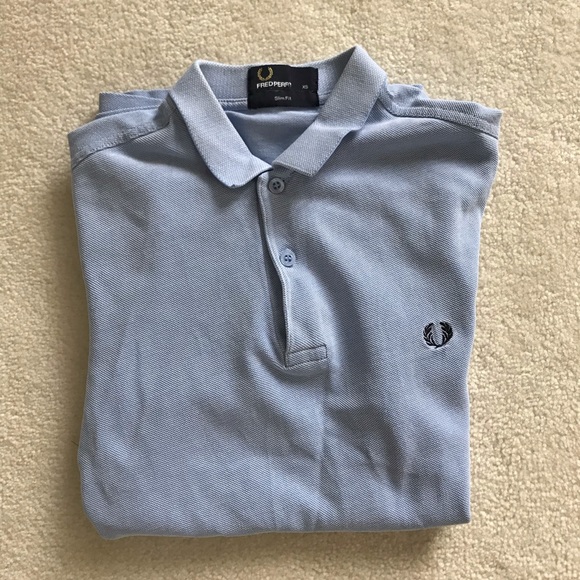 Fred Perry Light Blue Polo - Picture 2 of 5
